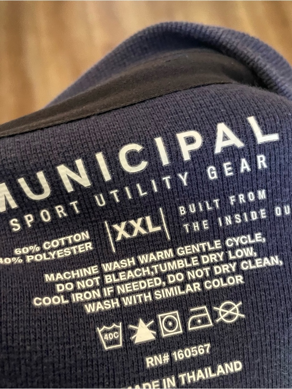 Municipal Side Zipper Waffle Long Sleeve Top - Picture 7 of 8